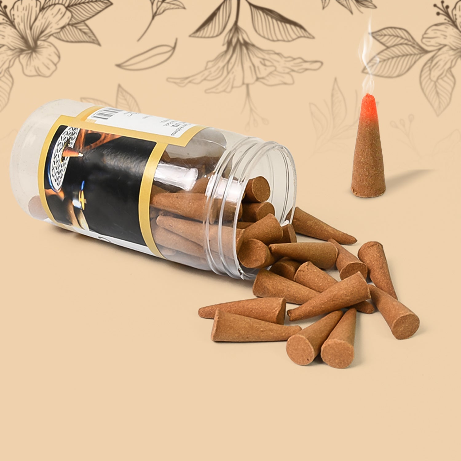 Mix Flavour Dhoop Cones, Premium Dhoop (120 GM/ Mix/ 1pc) Mix Flavour Dhoop Cones, Premium Dhoop (120 GM/ Mix/ 1pc)